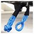 thumbnail image 3 of Car Trailer Tape Rope 38000 Pound Soft Shackle Synthetic U-shaped Hook Wear-resistant Off Road Hook Winch Rope For ATV UTV SUV ,Easy to Carry, 3 of 7