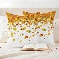 thumbnail image 3 of Thanksgiving Orange Outdoor Waterproof Pillow Covers, Autumn Vintage Fall Maple Leaf Decorative Square Throw Pillowcase Sofa Cushion Sham for Patio/Couch/Chair, 18"x18" 2 Pack, 3 of 8