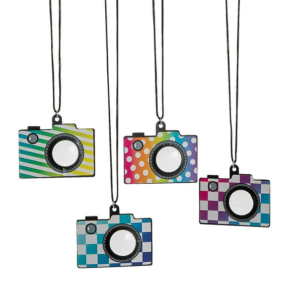 Camera Prism Necklaces - 12 Pieces