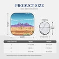 thumbnail image 3 of Daiia Pixel Desert Landscape 2PCS Car Windshield Sun Shade, Foldable Sun Shield for Car Front Window, Auto Sun Blocker Visor Protector Universal for Truck SUV Pickup-Medium, 3 of 7