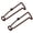 Brown, variant on POYOGA Heavy Duty Iron Wine Rack Wall Mounted Display For Dining Room Decors