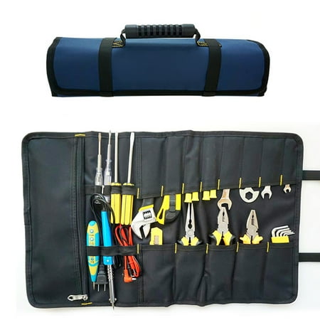 

Wrench Bag Tool Roll Storage Toolkit Case Holder Pocket Thickened Wear-Resistant Multi-Function Tools Pouch