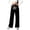 Black, variant on Shadoumai Letter Print Girls Casual Wide Leg Pants Loose Fit Lightweight Knit Sweatpants Comfortable Trousers For Teen Youth Children Fashion Daily Wear,Uniform Pants for Girls 13-14 Years