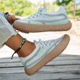 thumbnail image 5 of Breathable Lace Up Platform Casual Walking Shoes Comfortable Lightweight Sneakers for Everyday Wear Women's, 5 of 9
