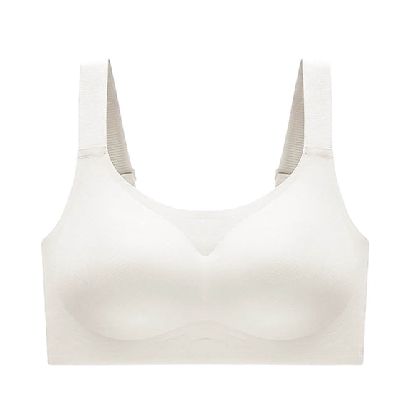 hotojiny Plus Size Bras for Women Soft Wireless Supportive Bras No Underwire Full Coverage Bra Comfort T-Shirt Bra