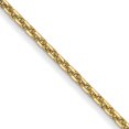 thumbnail image 1 of Collier Chaîne Torsadée en Or Jaune 14k 24 Pouces.95mm Pendentif Breloque Maillon Rond, 1 of 9