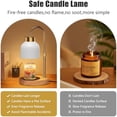 thumbnail image 5 of Candle Warmer Lamp with 2 Bulbs, Candle Warmer with Dimmer Adjustable Height,Mothers Day Gifts,Electric Wax Warmer Vintage Home Decor,2/4/8H Timer,Wax Melt Warmer for Scented Jar Candles, 5 of 5