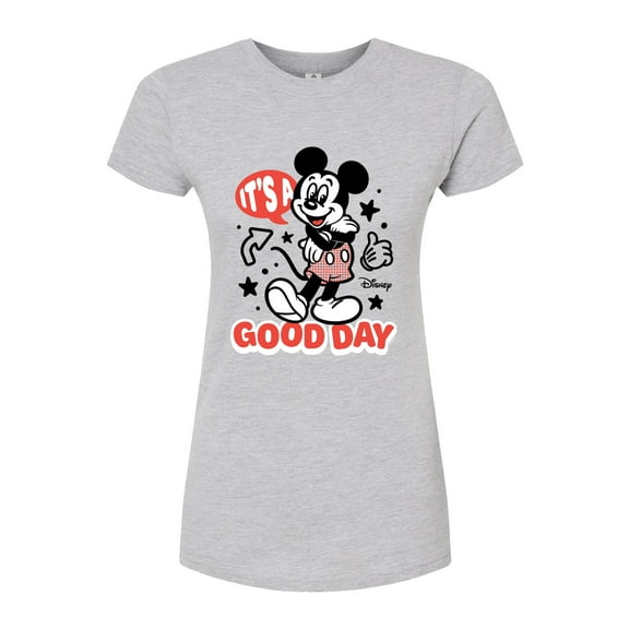 Disney - Mickey & Friends - It's a Good Day - Juniors Fitted Graphic T-Shirt