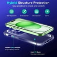 thumbnail image 5 of Shockproof Clear Silicone Soft TPU Case For iPhone 16 15 14 13 12 11 Pro Max Plus Mini Clear Full Back Cover Shell Bumper Fundas for iphone13 Pro(6.1"), 5 of 5