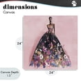 thumbnail image 4 of Stupell Industries Art Deco Floral Reverie Gown Canvas Art, 24 x 24, by Svetlana Aleynikova, 4 of 8