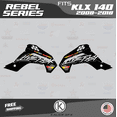 thumbnail image 4 of Kalair GFX Graphics Kit for Kawasaki KLX140 (2008-2018) Rebel Series, 4 of 5