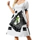 thumbnail image 3 of Vestido de manga corta Re-Animator, conjuntos de playa para mujer, vestido de verano para mujer, vestido, 3 of 7