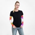 thumbnail image 5 of Sun Protection Arm Sleeves for Men Women, Rainbow Glitter Frame Sleeves to Cover Arms with Thumb Hole Cooling Sleeve, 5 of 6