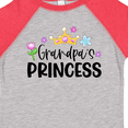 thumbnail image 4 of Inktastic Grandpa's Princess Crown and Flowers Girls Toddler T-Shirt, 4 of 5