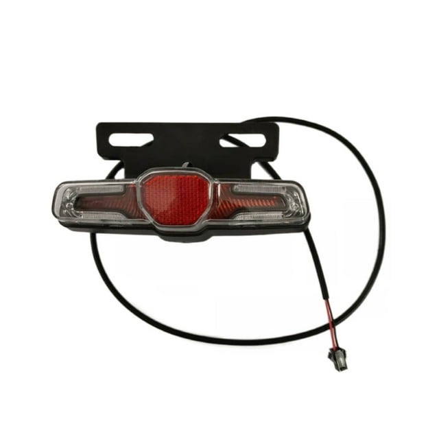 Sidaley Luz trasera LED de advertencia de seguridad para bicicleta eléctrica, freno trasero para bicicleta eléctrica, señal de luz para Type2 NO2
