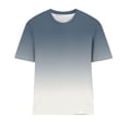 thumbnail image 4 of Ashirexll Short Sleeve Shirts for Women Fashion Printed Short Sleeve Blouse Round Neck Casual Loose Top for Spring Summer, 4 of 6