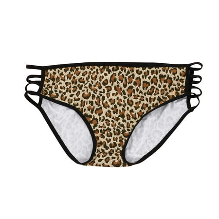 Bigersell Bikini Panties for Women Clearance Womens Underwear Period Panty Style P-885 Spandex Shaping Panties High Waisted Thong Underwear Briefs High Waist Women s Panties Brown XXL