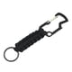 thumbnail image 3 of Yuarrent Anillo de cuerda de Paracord de acero inoxidable de punto portátil para acampar supervivencia llavero para exteriores, negro Escalada No.02 Yuarrent OD000775-02, 3 of 6