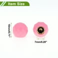 thumbnail image 4 of Unique Bargains 4 Pcs Tire Valve Stem Caps Decorative Shining Ball Style Tyre Valve Dust Covers 7x18mm Plastic Copper Pink, 4 of 7
