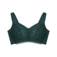 thumbnail image 1 of B91xZ Soutien-Gorge Triangle à Bretelles Réglables, Soutien-Gorge Sans Fil Doux et Lissant, Vert 42D, 1 of 5