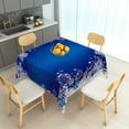 thumbnail image 6 of Tchckioa Snowflakes Tablecloth for Restaurant Decor,52x52 Inch Square Stain Proof Table Cloth Cover, 6 of 7