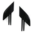 thumbnail image 4 of Decoración de la cubierta de ventilación lateral del automóvil, moldura de entrada de aire del capó del ala lateral para Range Sport, color negro, 4 of 5