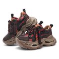 thumbnail image 2 of Women's Running Shoes Lace-Up Slip-Resistant Sneakers Colorful Fashion Platform Dad Shoes Casual Comfortable Walking Shoes, 2 of 6