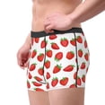 thumbnail image 3 of Wukai Strawberries Print Men’s Underwear Breathable Boxer Briefs,&nbsp;Moisture Wicking & Breathable-XX-Large, 3 of 7