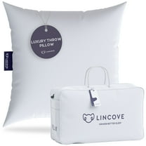 Lincove Throw Pillow Insert - Canadian-Made, 100% Cotton, Down-Alternative, Hypoallergenic - Decor Pillow, 12"x16"