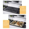 thumbnail image 2 of Large Induction Cooktop Protector Mat Vintage Bees Stove Top Covers for Electric Stove, Daisy Floral Pastoral Retro Art Decorative Stove Burner Cover Mats, Glass Top Stove Cover, 2 of 7
