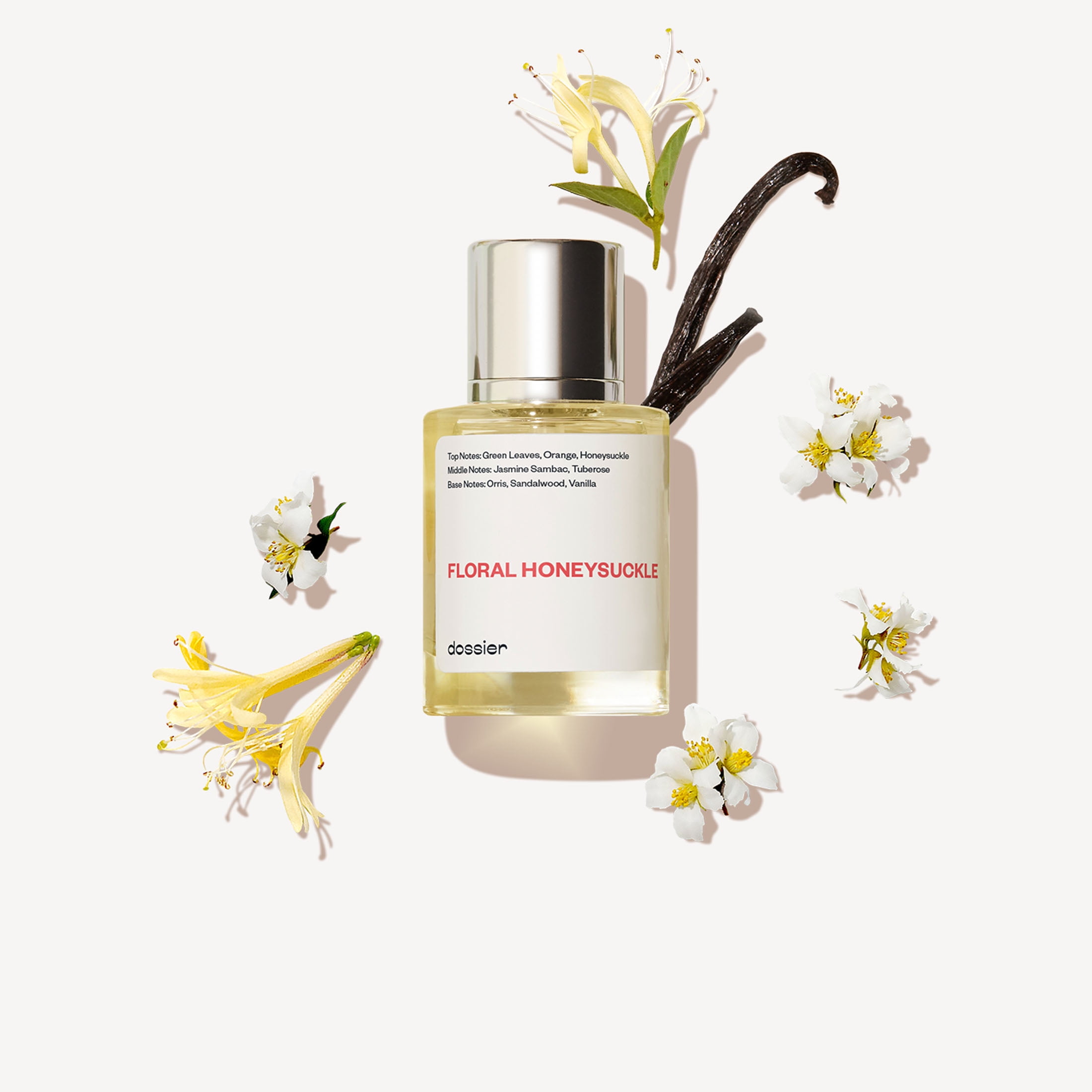 Dossier Floral Honeysuckle Eau De Parfum, Inspired by Gucci's Bloom, Perfume for Women, 1.7 oz