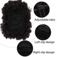 thumbnail image 3 of SAYFUTShort Afro Kinky Curly  Hair Wigs for Women Synthetic Hair Extension Short Curly Afro Wigs Full Head Ponytail Hairpieces,X-Large 120G, 3 of 7