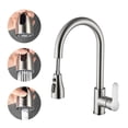 thumbnail image 1 of Stainless Steel Kitchen Faucet, Single Hole Pull Out Spout Kitchen Sink Mixer Tap, Cold Hot Dual Purpose Splash Proof Faucet ,Versatile Features, 1 of 7