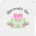 thumbnail image 4 of Inktastic Glamma's Girl- Heart Flowers Girls Toddler T-Shirt, 4 of 5