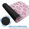 thumbnail image 6 of Long Mouse Pads for Desk,Pink and Pink Of Leopard Print Desk Mats on Top Of Desks, Desk Mouse Pad Extra Large with 3mm Non-Slip Base and Stitched Edge for Gaming,Office,Work,Home 31.5"x11.8", 6 of 6