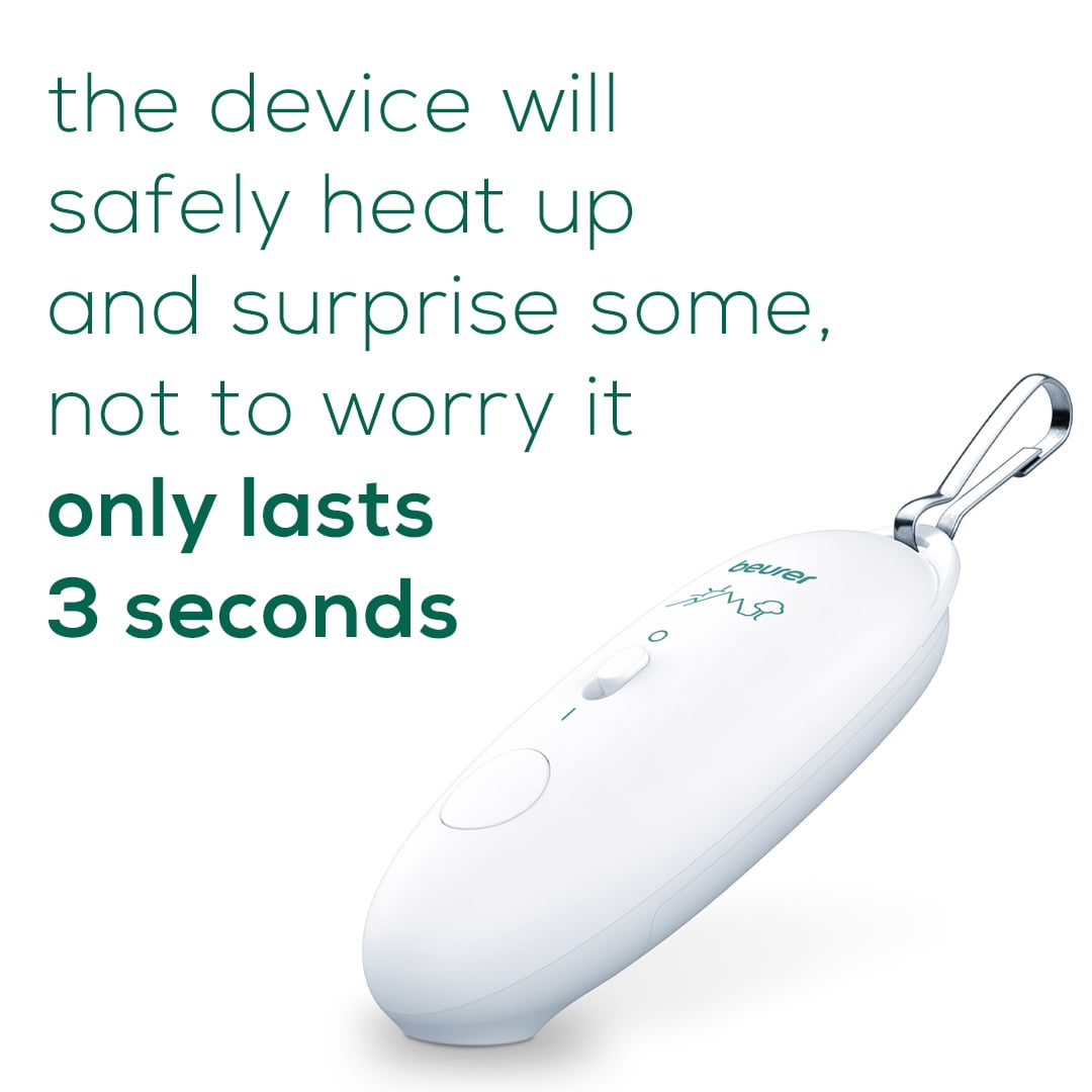Beurer BR10 Insect Bite Relief Device with Clip, Natural Mosquito Bite Treatment