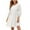 White, variant on hotojiny 3/4 Sleeve Dress for Womens Casual Crewneck Flowy Dress Lounge Loose A-Line Summer Midi Dresses