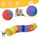 thumbnail image 2 of Túnel para gatos, túneles para gatos para gatos de interior, túnel de juego plegable para gatos, laberinto de juguete interactivo Casa para gatos, 2 of 5