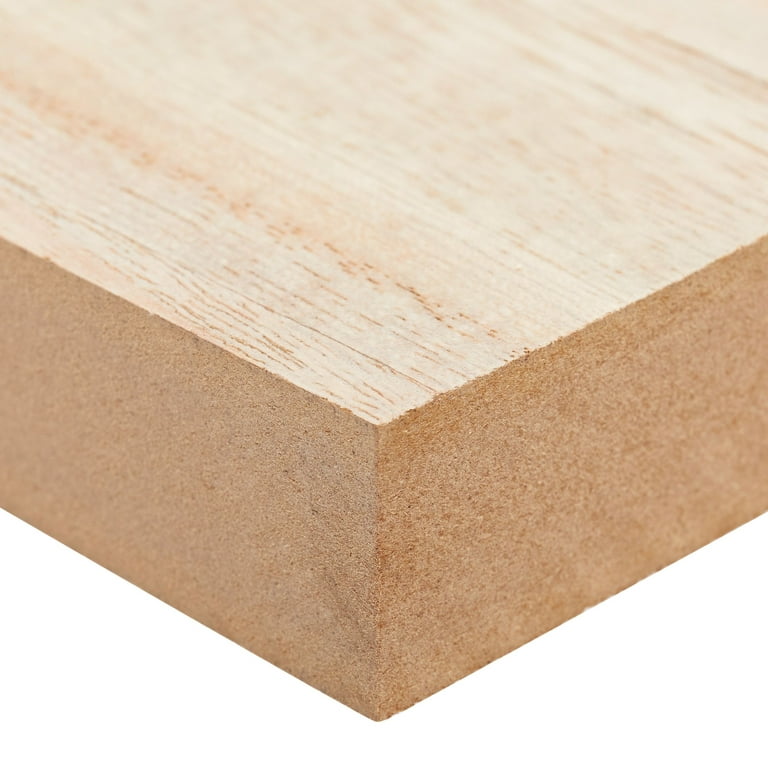 Wooden Square Cutout, 1-1/2 and 3/16 thick