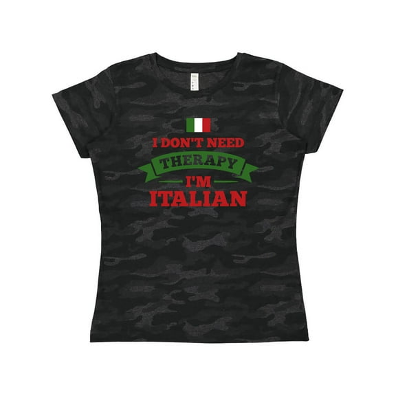 Inktastic No Therapy I'm Italian Women's T-Shirt