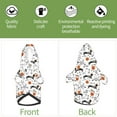 thumbnail image 4 of Yiaed Halloween Dachshund Print Dog Hoodie Security Pet Dog Costume Pets Dog Hoodie Sweatshirt with Pocket for Small Dogs-X-Small, 4 of 5
