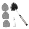 thumbnail image 4 of Terraxo Windshield Cleaner Auto Windshield Cleaning Tool with Microfiber Pads Extendable Rod Car Interior Window Detailing Cleaning Kit Suitable for Mirrors S gray Microfiber Pad, 4 of 8