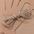 thumbnail image 4 of Hanging Album Clip Kraft Paper Photo Frame Strings Rope Clips Sets for Wedding Decoration Garland, 4 of 6