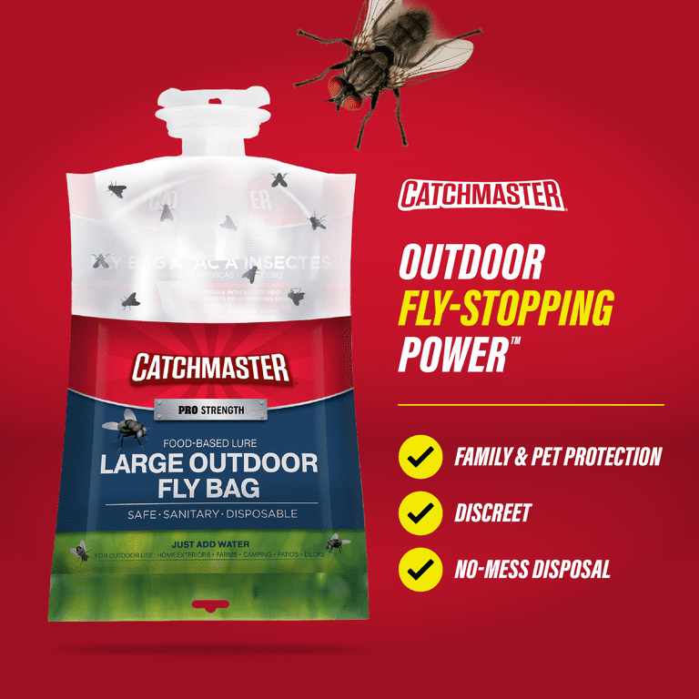 Catchmaster XL Disposable Fly Bag Trap, 2-Pack photo 2