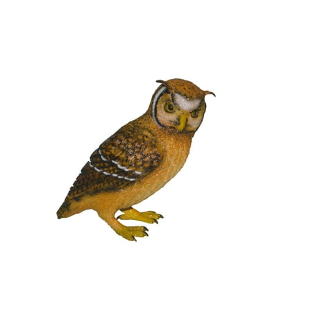 Owl Standing Bronze Statue - Size: 13"L x 7"W x 11"H.