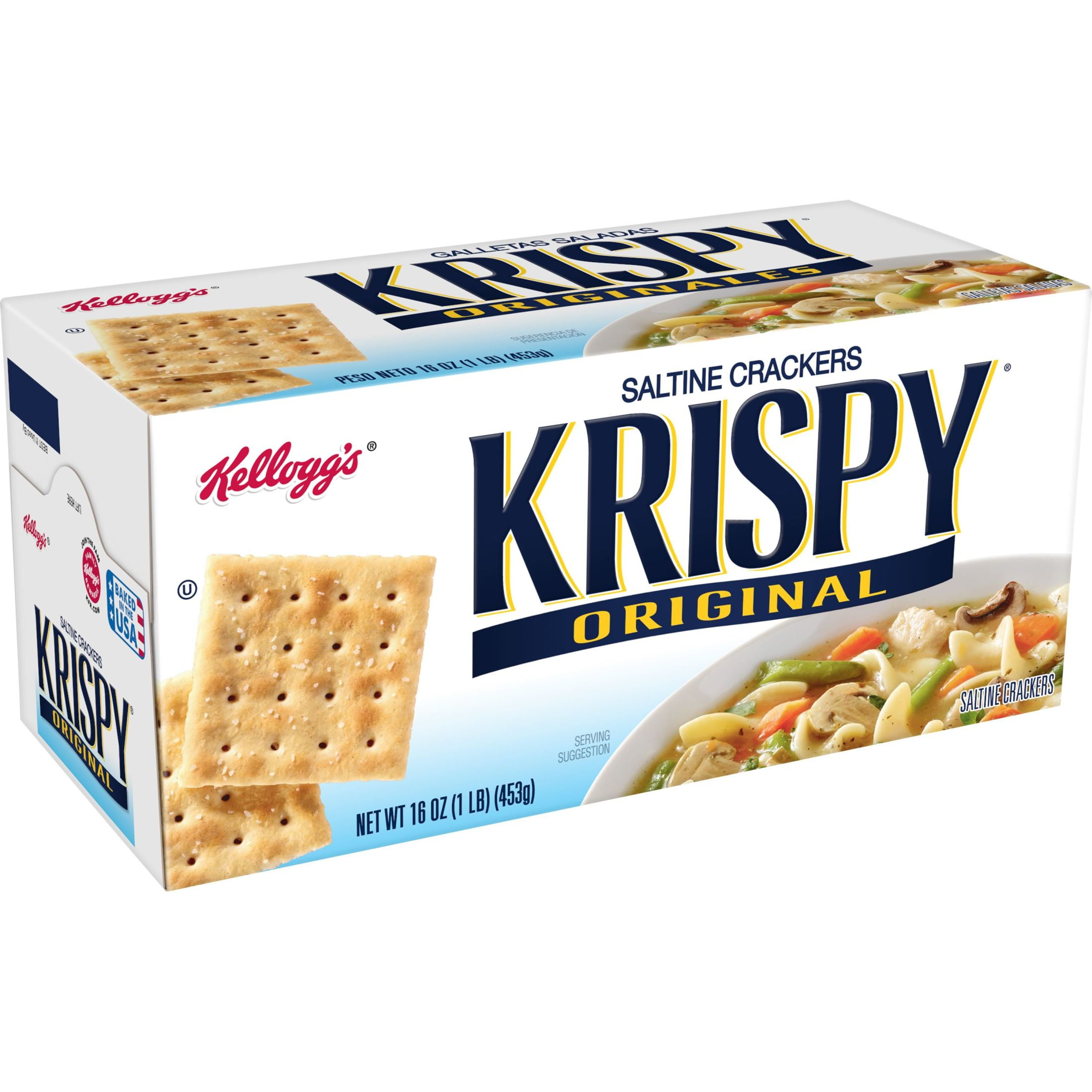 Kellogg's Krispy Original Saltine Crackers, 16 oz