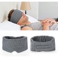 thumbnail image 1 of Antifaz para dormir liwang, algodón opaco, ajustable, viajes, siesta, yoga, 1 of 5