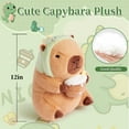 thumbnail image 4 of Cojín de peluche con forma de capibara Actrick Cute, 30 cm, 4 of 7