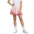 thumbnail image 3 of Girls Color‑block Pleated Tennis Skirt with Shorts High Waist Sports Skorts for School Activities Casual Daily Wear 5-6Y, 3 of 10