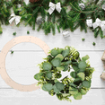 thumbnail image 4 of 6 piezas de base de marco de corona de madera para decoraciones navideñas, anillos de guirnalda floral para manualidades, decoración rústica para colgar en la pared, 4 of 5
